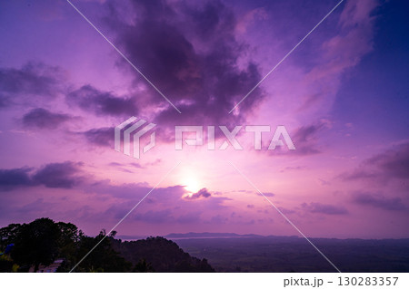 Beautiful sunset or sunrise clouds background,Sky nature composition,Amazing natural clouds sky background Beautiful sunset or sunrise clouds background,Sky nature composition,Amazing natural clouds sky background 130283357