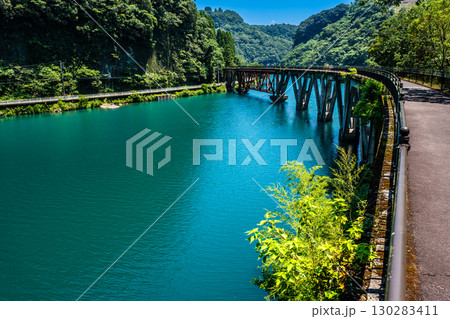 旧高千穂鉄道第三五ヶ瀬川橋梁【宮崎県西臼杵郡日之影町】 130283411