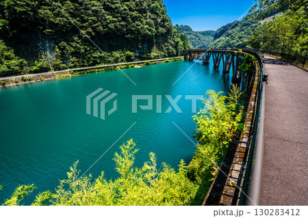 旧高千穂鉄道第三五ヶ瀬川橋梁【宮崎県西臼杵郡日之影町】 130283412