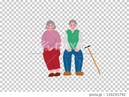 Senior couple 130283792