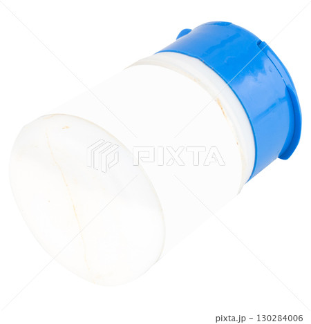 Plastic Salt Bottle on White Background Plastic Salt Bottle on White Background 130284006