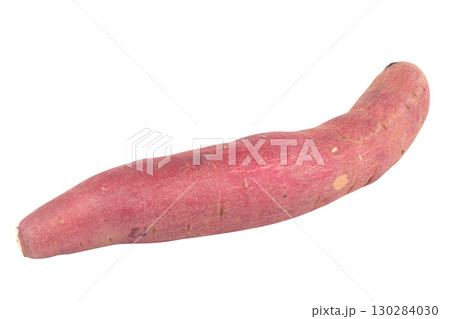 Roasted Sweet Potato on White Background Roasted Sweet Potato on White Background 130284030