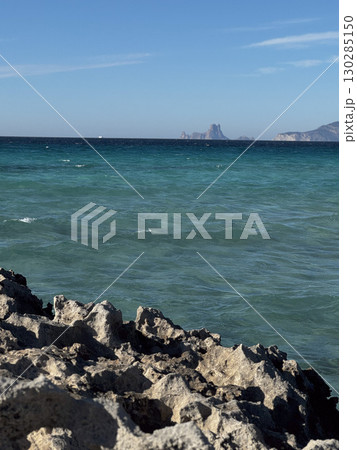 Mediterranean coastline with turquoise waters 130285150