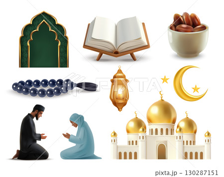 Islamic Spiritual and Religious Elements in a Realistic Style 130287151