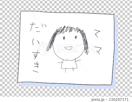 孩子為母親畫的肖像 孩子為母親畫的肖像 130287171