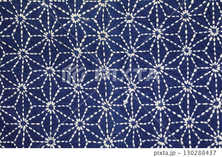 アンティークの刺し子生地 130288437