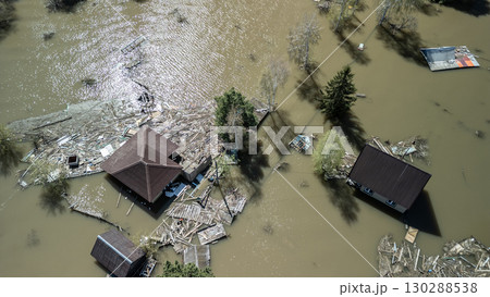 Floods and cyclone, global warming. Climate change,natural disasters the tsunami of nature.The apocalypse, catastrophes.Storms and destruction.The remnants of human life are floating in dirty water Floods and cyclone, global warming. Climate change,natural disasters the tsunami of nature.The apocalypse, catastrophes.Storms and destruction.The remnants of human life are floating in dirty water 130288538