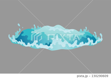 Dripping water special effect fx animation frames sprite sheet. Clear water drop burst frames for flash animation in games, video and cartoon 130290609