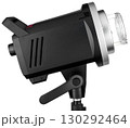 Professional studio flash for photo studios, isolated on a white background. 130292464