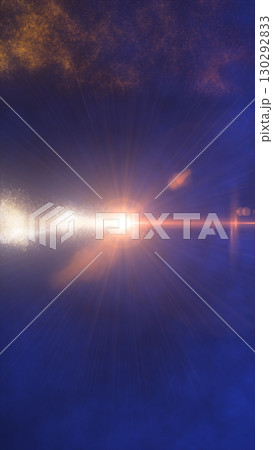 Bright cosmic flare with vibrant blue and orange hues, symbolizing an energetic burst in space Bright cosmic flare with vibrant blue and orange hues, symbolizing an energetic burst in space 130292833