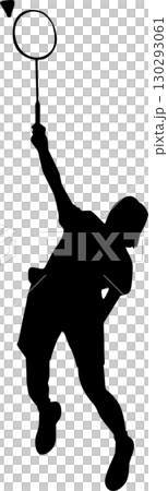 バドミントンフォームシルエット13 130293061