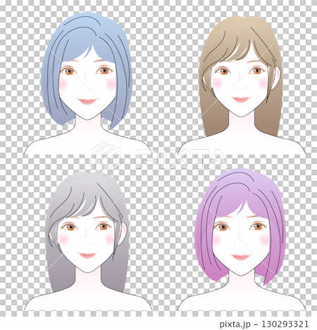 ヘアカラー イエベとブルベ ヘアカラー イエベとブルベ 130293321