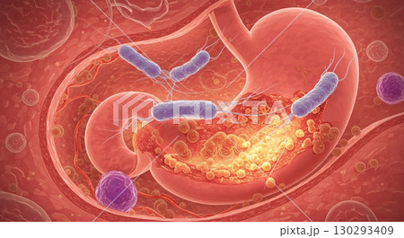 cell with blood cells 130293409