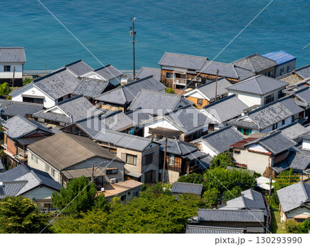 歴史の見える丘公園から見る御手洗の町並み 歴史の見える丘公園から見る御手洗の町並み 130293990