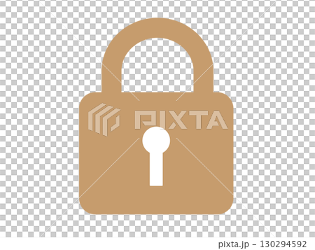 Padlock icon (locked key symbol) 130294592