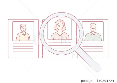 Human resources and hiring concept Human resources and hiring concept 130294724