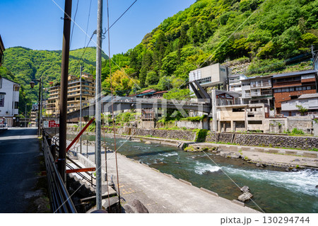 杖立温泉の街並み(阿蘇郡小国町) 杖立温泉の街並み(阿蘇郡小国町) 130294744