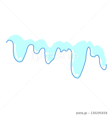 水が垂れ下がるイラスト 130295838
