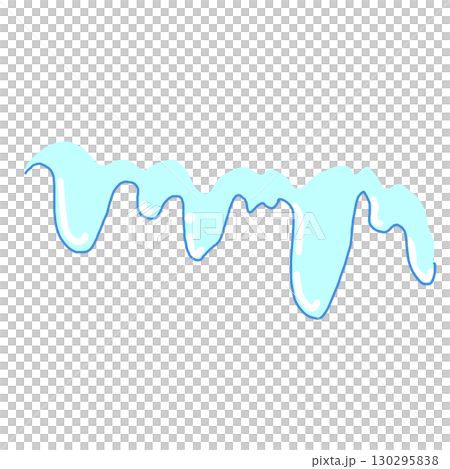 水が垂れ下がるイラスト 130295838