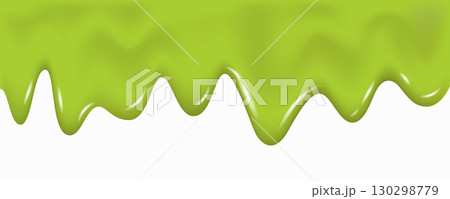 Melting and flowing green fruit syrup, cream, sauce, paint. Melting and flowing green fruit syrup, cream, sauce, paint. 130298779