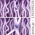 Fibroblast activation and collagen fiber regeneration in the skin tissues. Effect after anti-aging wrinkle smoothing treatment, skin boosters injection, Biorevitalization, and PRP therapy. 3d render 130299226