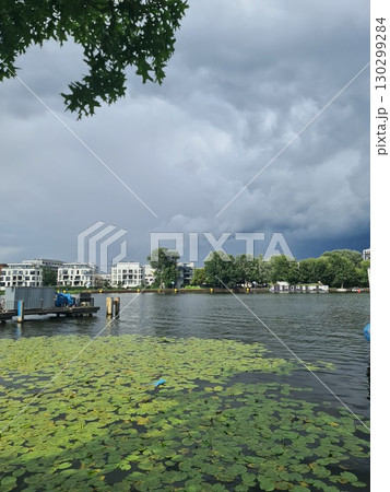 River Spree by Treptower Park, Berlin, Germany 130299284