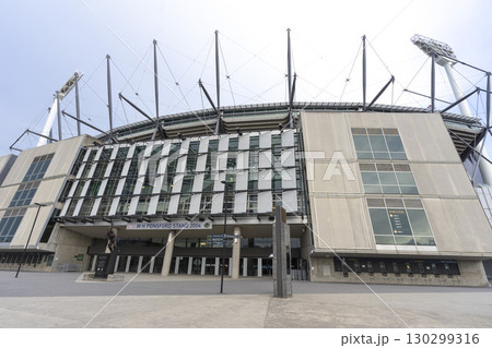 Melbourne, Australia - January 3, 2024 : View of Melbourne Cricket Ground in Melbourne, Australia on  January 3, 2024. 130299316