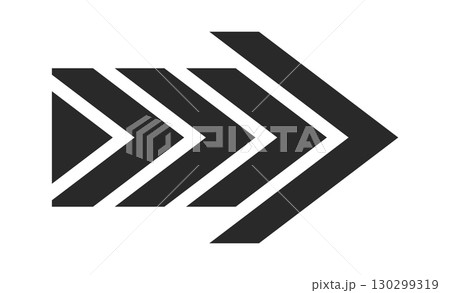 Chevron stylized arrow pointer design Chevron stylized arrow pointer design 130299319