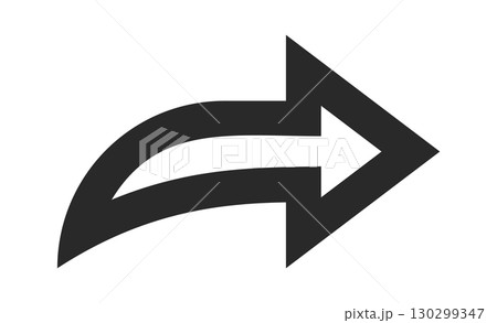 Black click arrow frame design 130299347