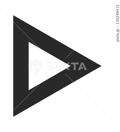 Arrowhead right pointer triangle cursor Arrowhead right pointer triangle cursor 130299411