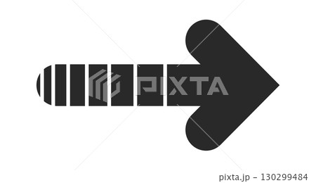 Black gradient arrow indicating right 130299484