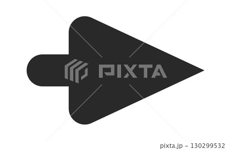 Black bold cursor sign design 130299532