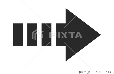 Classic dashed arrow sign design Classic dashed arrow sign design 130299633