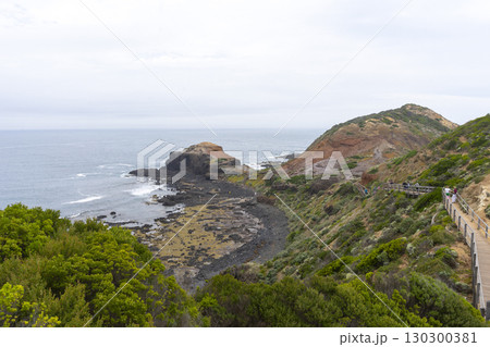 Cape Schanck is the southernmost tip of the Mornington Peninsula, Melbourne, Victoria, Australia. Cape Schanck is the southernmost tip of the Mornington Peninsula, Melbourne, Victoria, Australia. 130300381