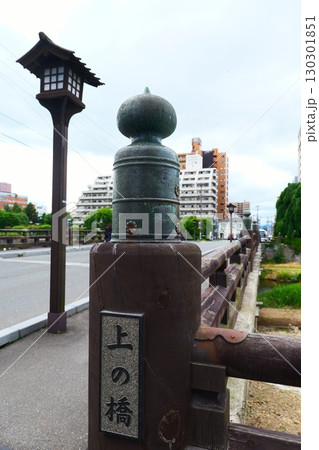 岩手県盛岡市の上の橋擬宝珠 岩手県盛岡市の上の橋擬宝珠 130301851