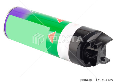 Modern Insect Spray Bottle on White Background Modern Insect Spray Bottle on White Background 130303489