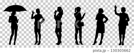 辦公室西裝女士姿勢集合 辦公室西裝女士姿勢集合 130303662