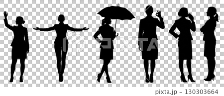 辦公室西裝女士姿勢集合 辦公室西裝女士姿勢集合 130303664