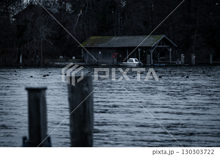 Boat House on Starnberg Lake in Germany 130303722