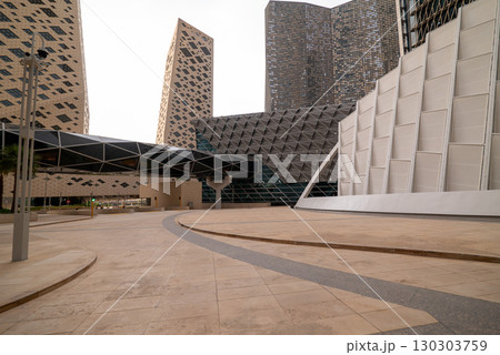 Futuristic Wave Shaped Building in King Abdullah Financial District, Riyadh Futuristic Wave Shaped Building in King Abdullah Financial District, Riyadh 130303759