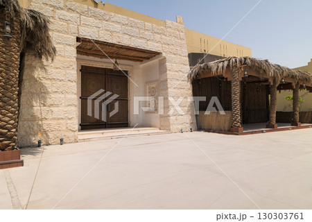 Traditional Saudi Architecture and Courtyard in Boulevard Traditional Saudi Architecture and Courtyard in Boulevard 130303761