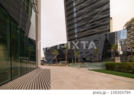 Modern Skyscrapers in KAFD, Riyadh. 130303794