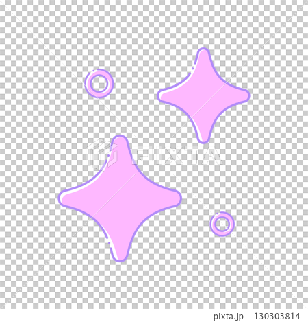 Sparkling light line drawing icon - simple and stylish purple sparkling decorative design material set Sparkling light line drawing icon - simple and stylish purple sparkling decorative design material set 130303814