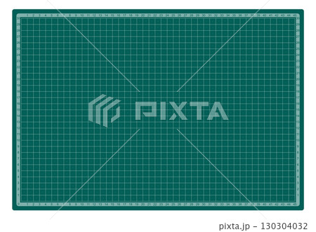 Blueprint background. Green cutting mat with grid lines and numeric measurements. Technical backdrop for blueprint, architecture, engineering, or drafting projects. Realistic vector illustration Blueprint background. Green cutting mat with grid lines and numeric measurements. Technical backdrop for blueprint, architecture, engineering, or drafting projects. Realistic vector illustration 130304032