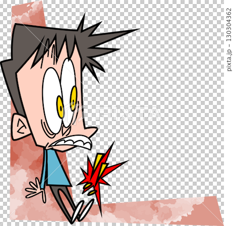 Frame of a man who is upset about something 130304362