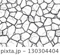 白黒ペン画のクラシック石畳パターン 130304404