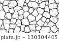 白黒ペン画のクラシック石畳パターン 130304405