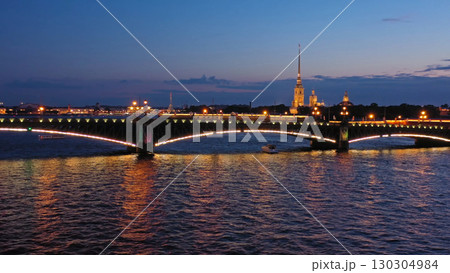 Peter and Paul Fortress and Troitskiy bridge 130304984