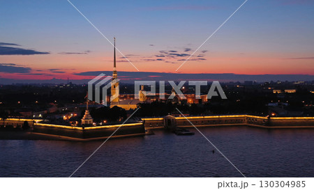 Aerial view of Peter and Paul Fortress in Russia Aerial view of Peter and Paul Fortress in Russia 130304985