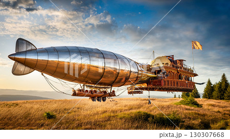 空飛ぶ飛行船 130307668
